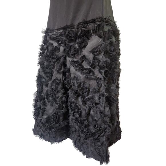 Piazza Sempione Designer wool blend cocktail dress ruffled bottom IT 46 (US 10) - Picture 7 of 9